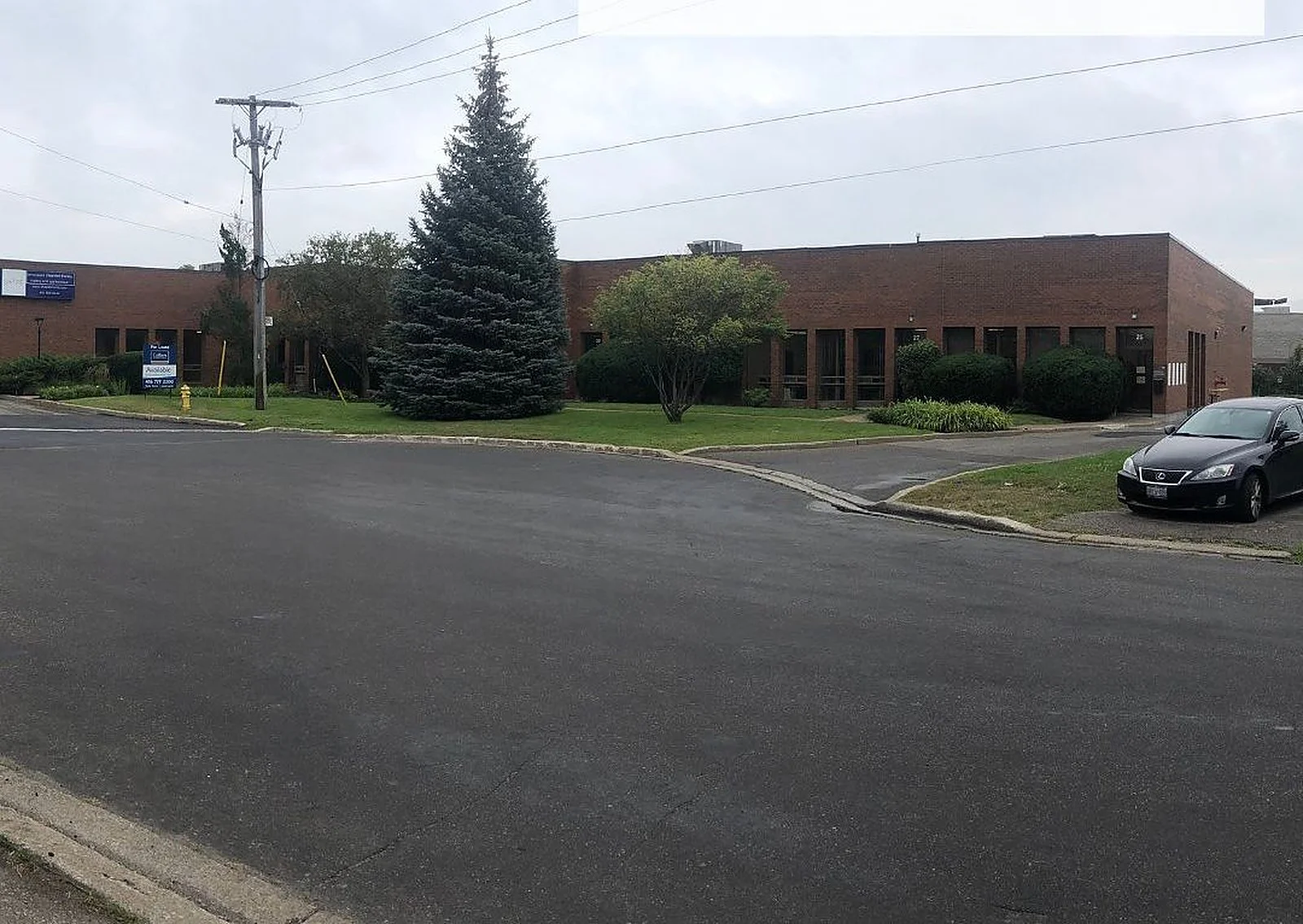 Before: Exterior, A commercial building, made over