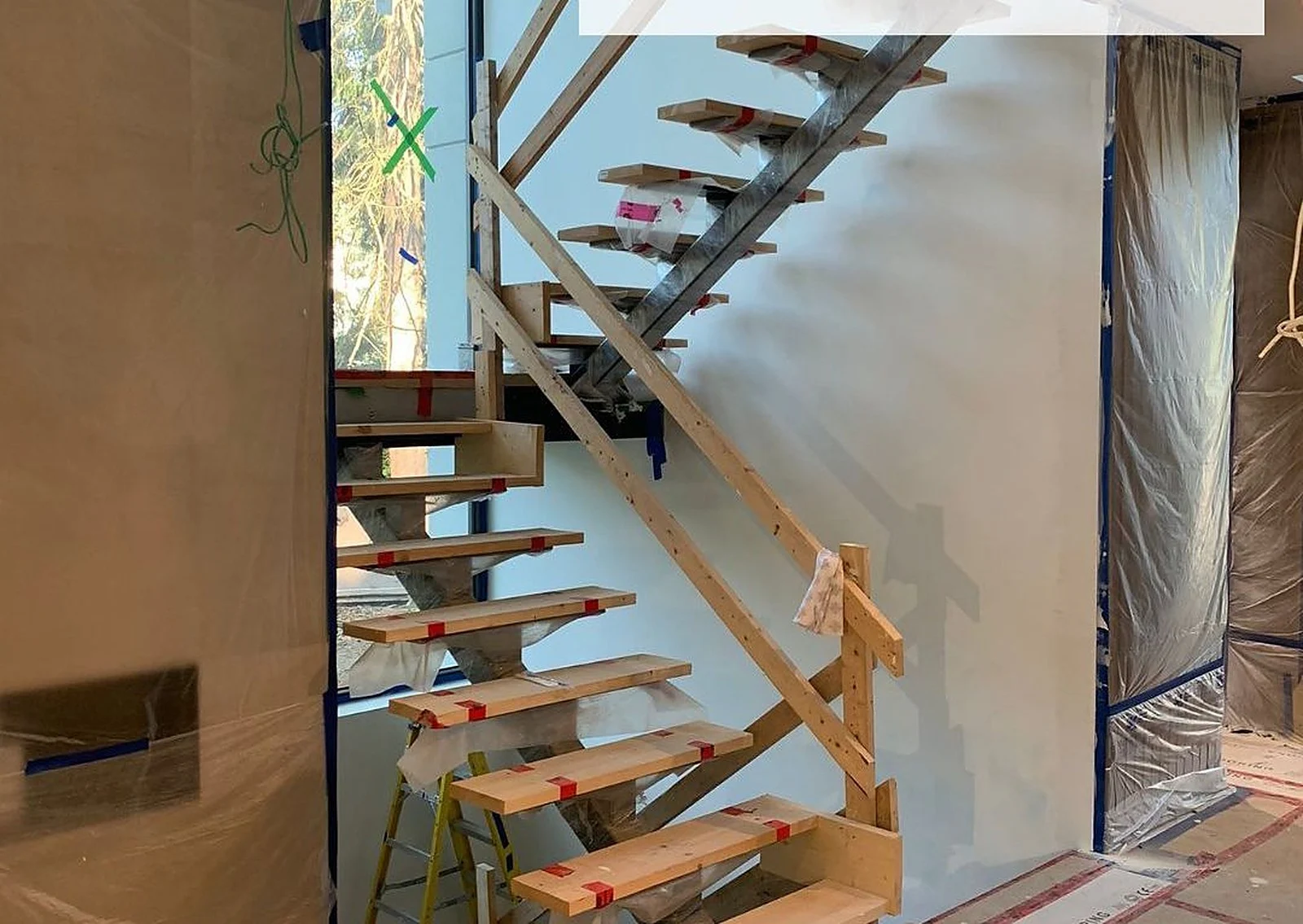 Before: A floating stair for Rymes Fine Homes, staircase