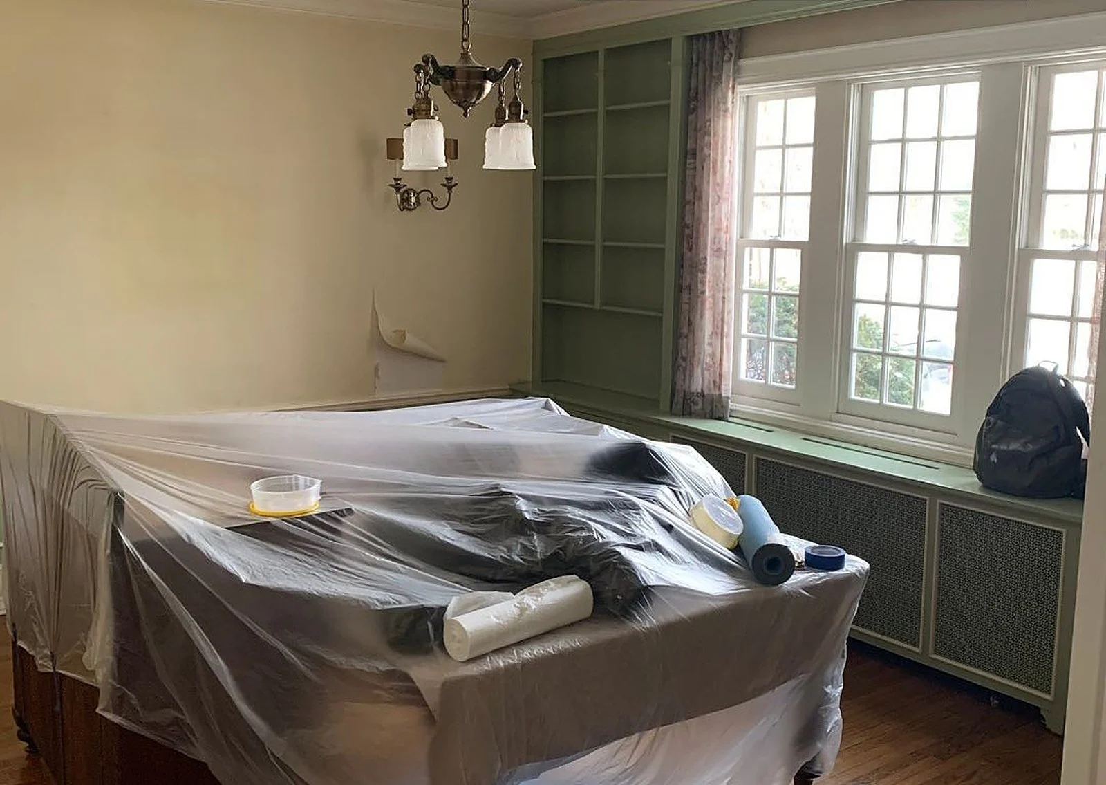 Before: Dining room, A 5,500 sq ft home, made listing-ready