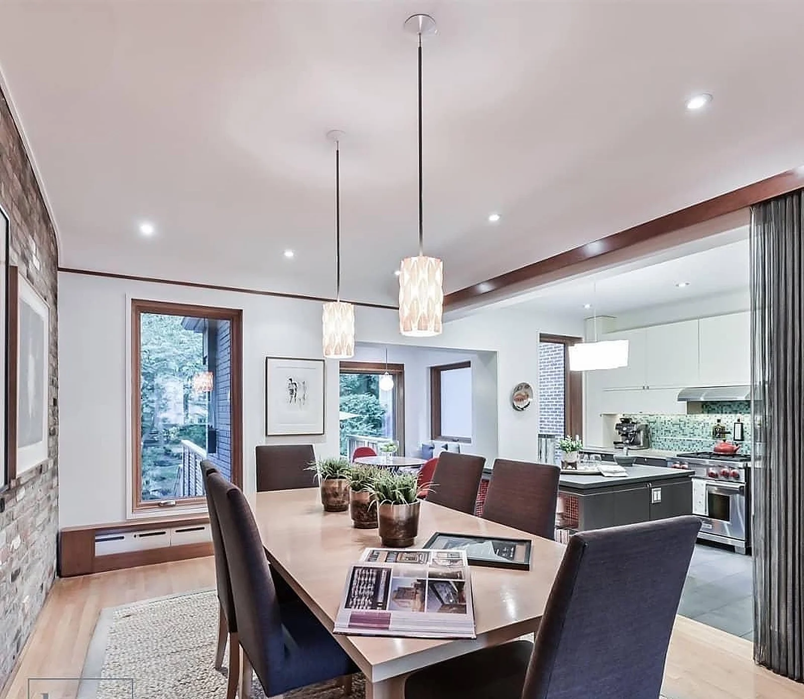 Summerhill dining room and kitchen in white