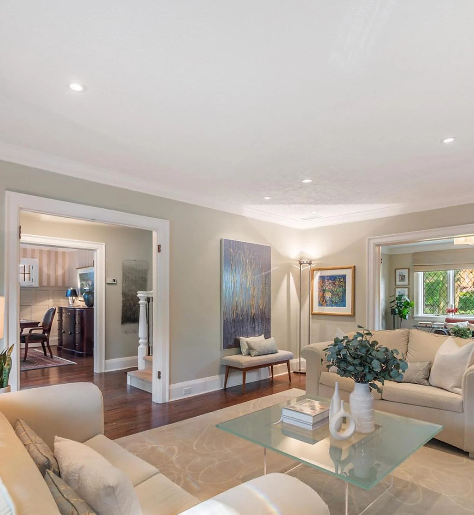 Lytton Park living room, white