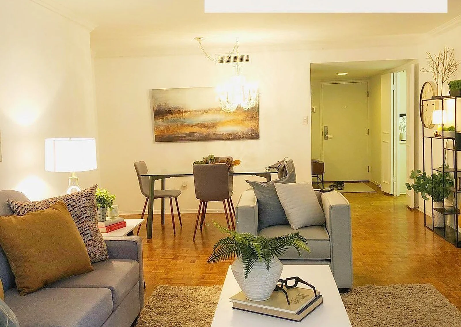 Downtown condo living room