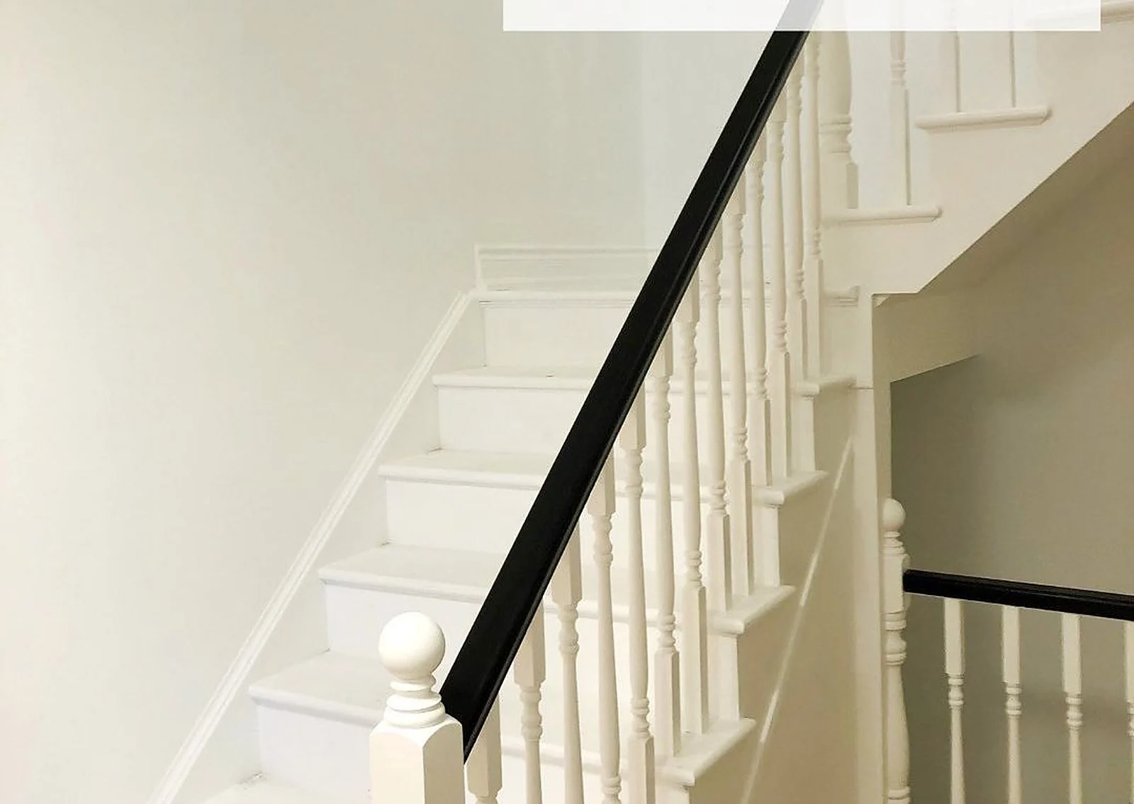 After: A 4,000 sq ft custom home, finished top to bottom, staircase