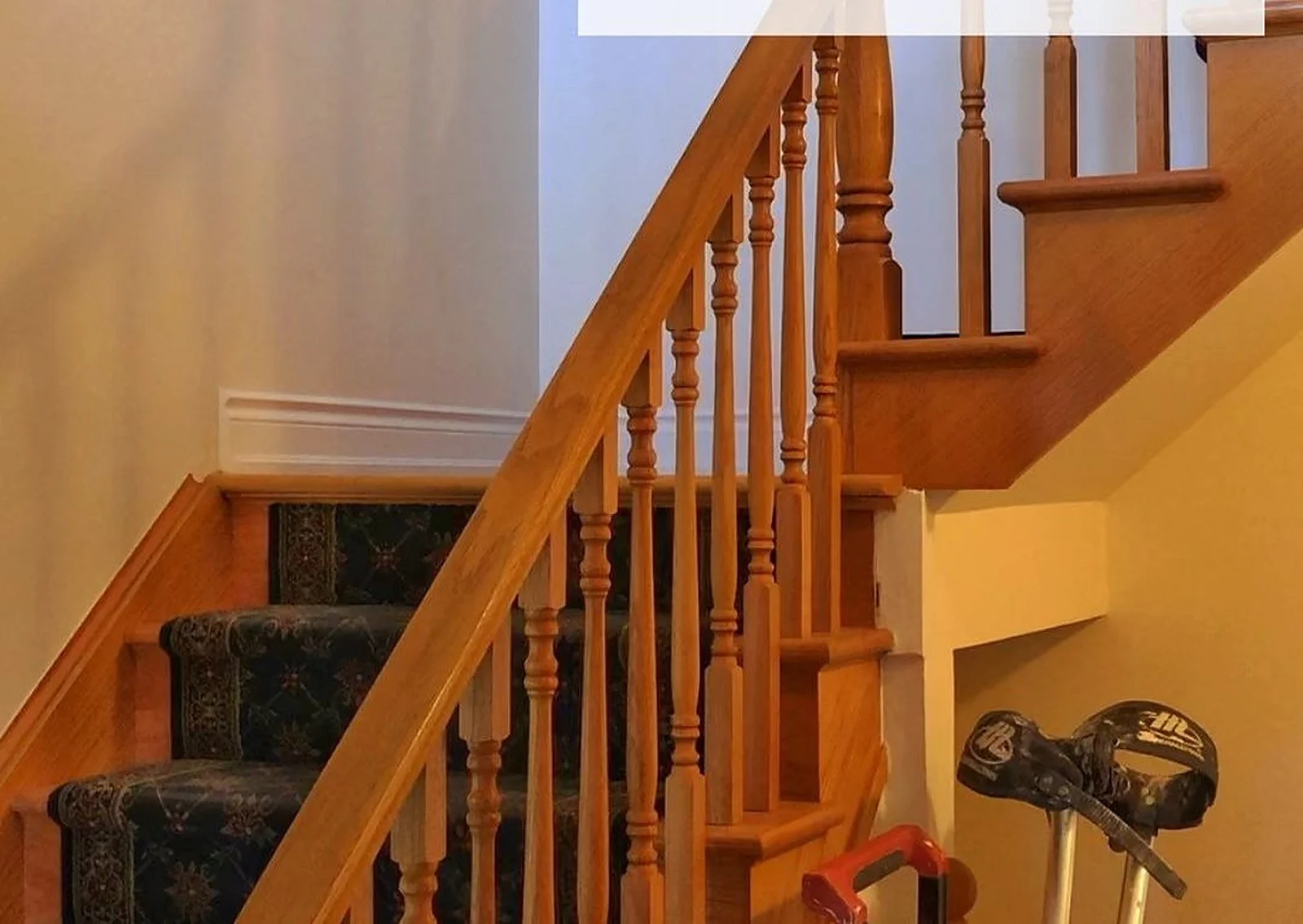 Before: A 4,000 sq ft custom home, finished top to bottom, staircase